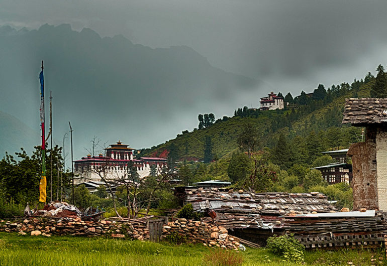 rinpung dzong, paro, bhutan