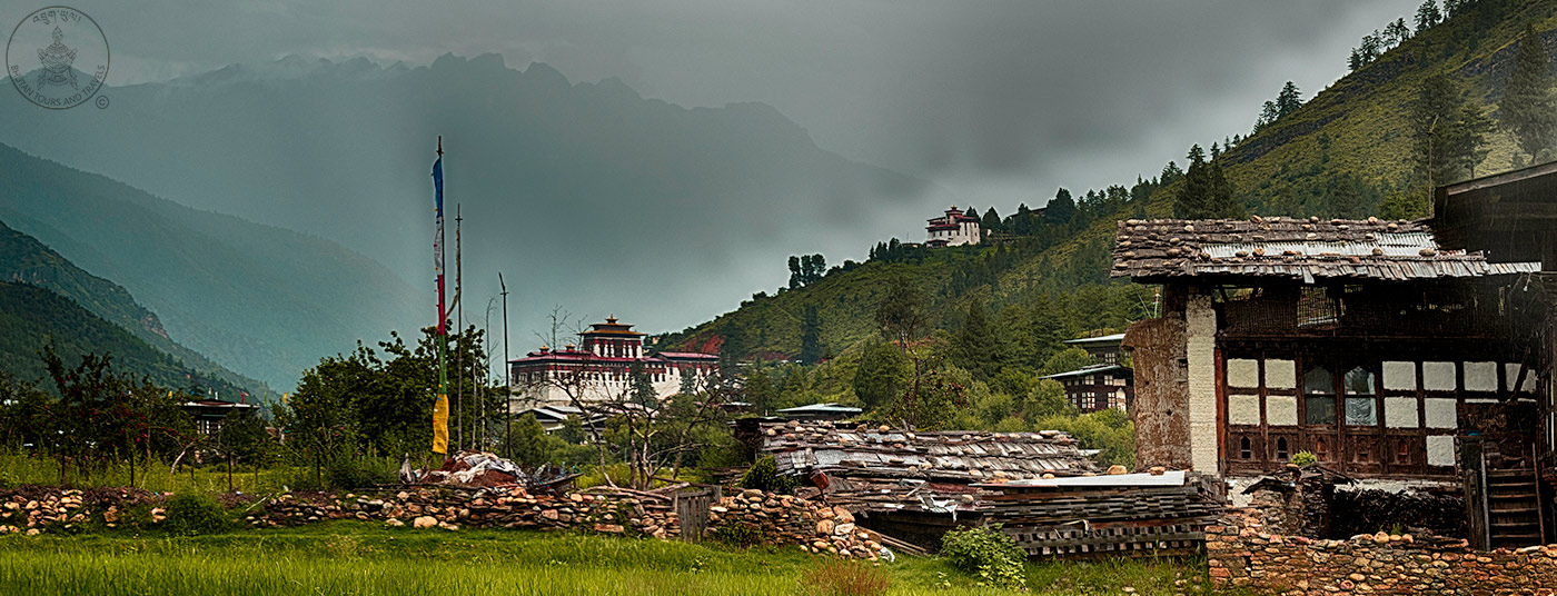 rinpung dzong, paro, bhutan
