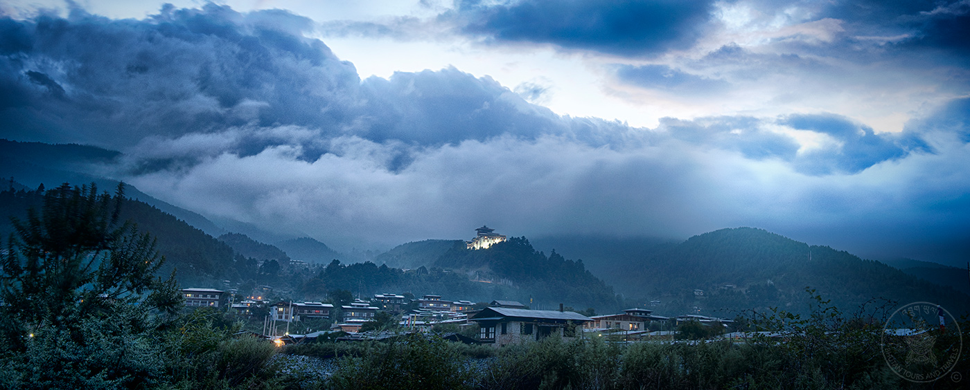 jakar dzong, bhumthang, bhutan